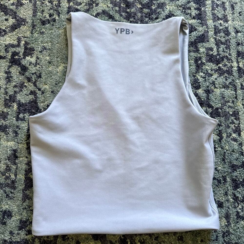YPB by Abercrombie | Sculpt Lux V-Neck Activewear Workout Tank Top Sz Small - Picture 7 of 7